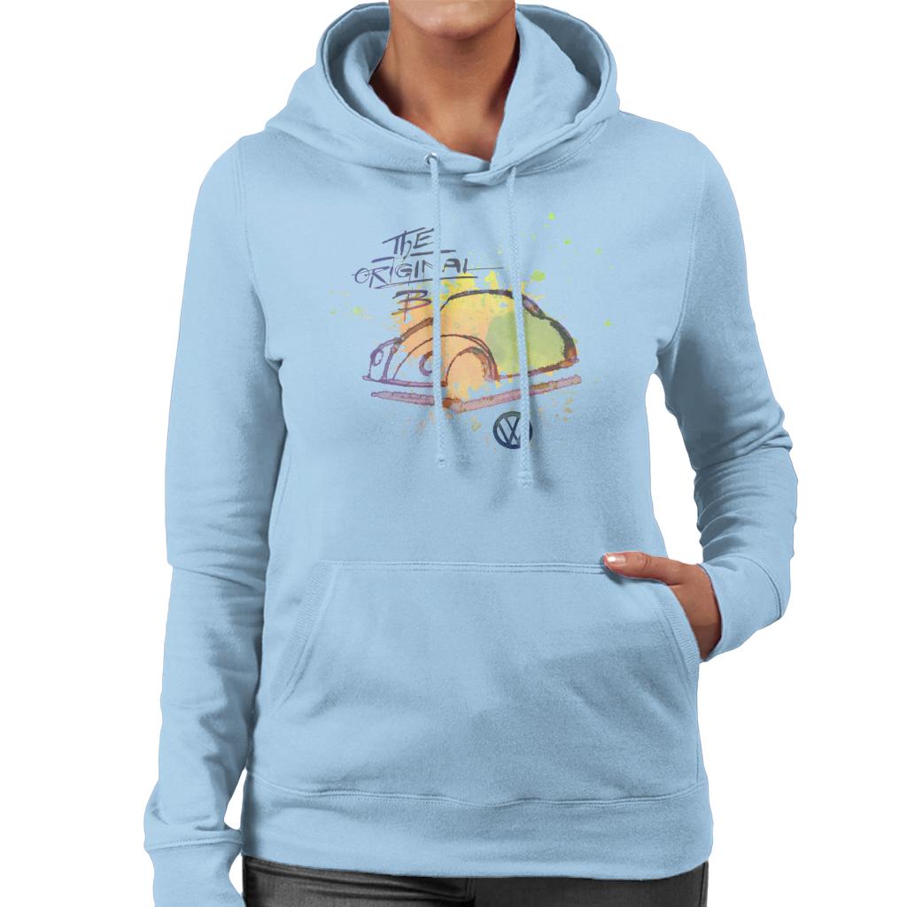 Volkswagen The Original B Women's Hooded Sweatshirt-ALL + EVERY