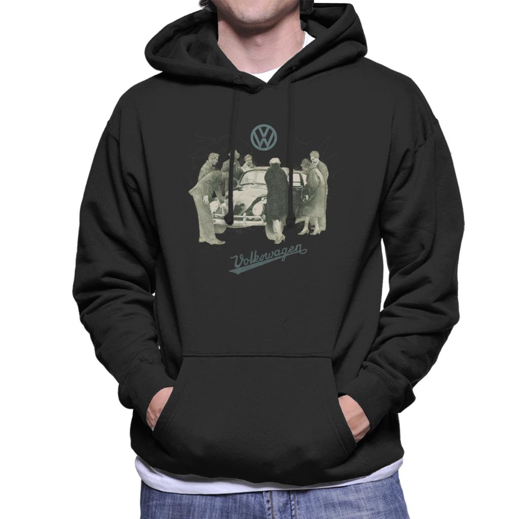 Volkswagen Beetle Gathering Men's Hooded Sweatshirt-ALL + EVERY