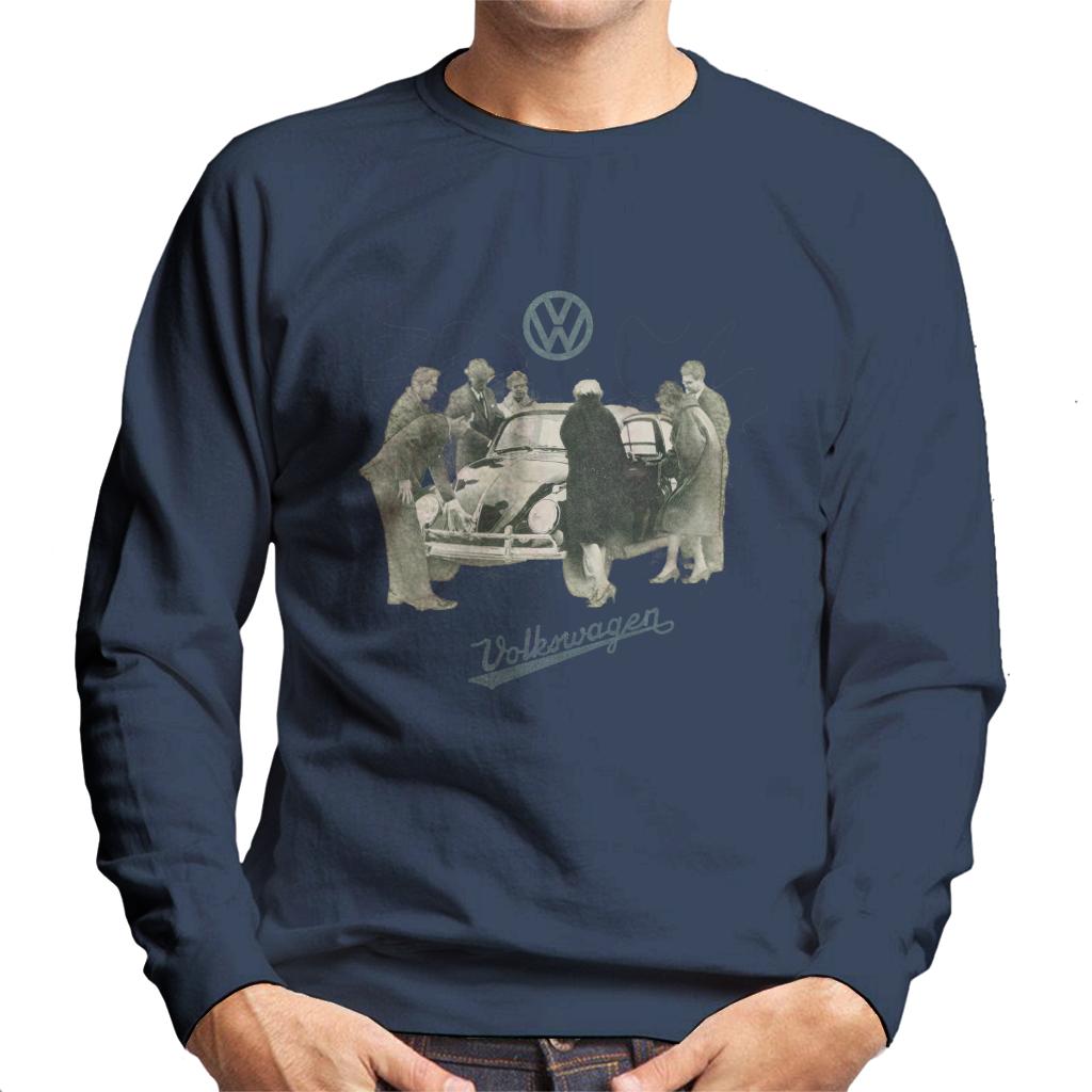 Volkswagen Beetle Admiration Men's Sweatshirt-ALL + EVERY