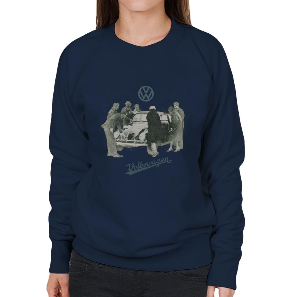 Volkswagen Beetle Admiration Women's Sweatshirt-ALL + EVERY