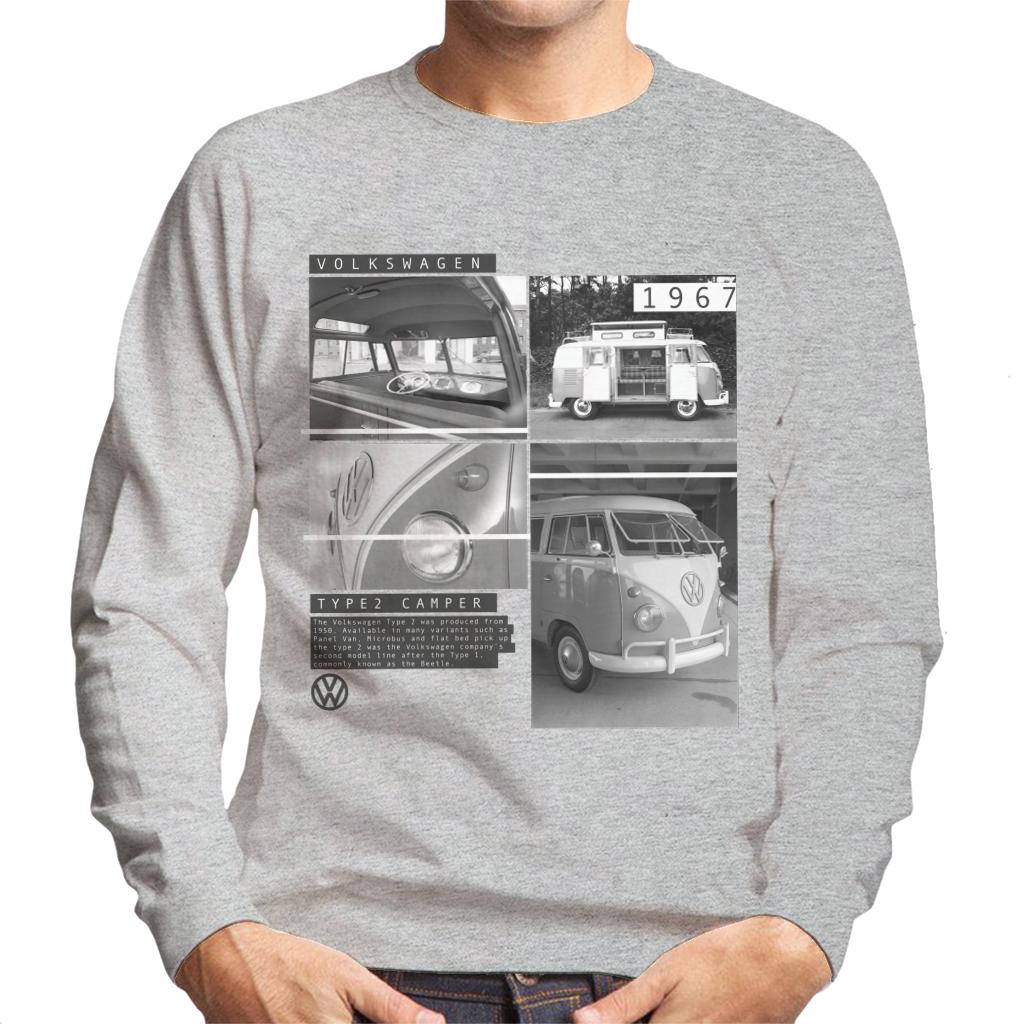 Volkswagen-Type-2-Montage-Of-1967-Campervan-Mens-Sweatshirt