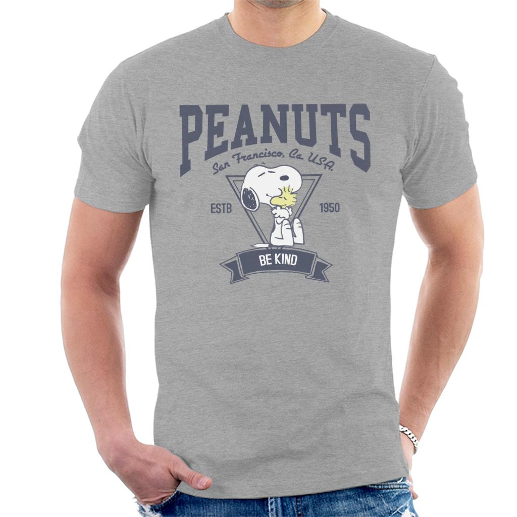 Peanuts Snoopy And Woodstock San Francisco Be Kind Men's T-Shirt-ALL + EVERY