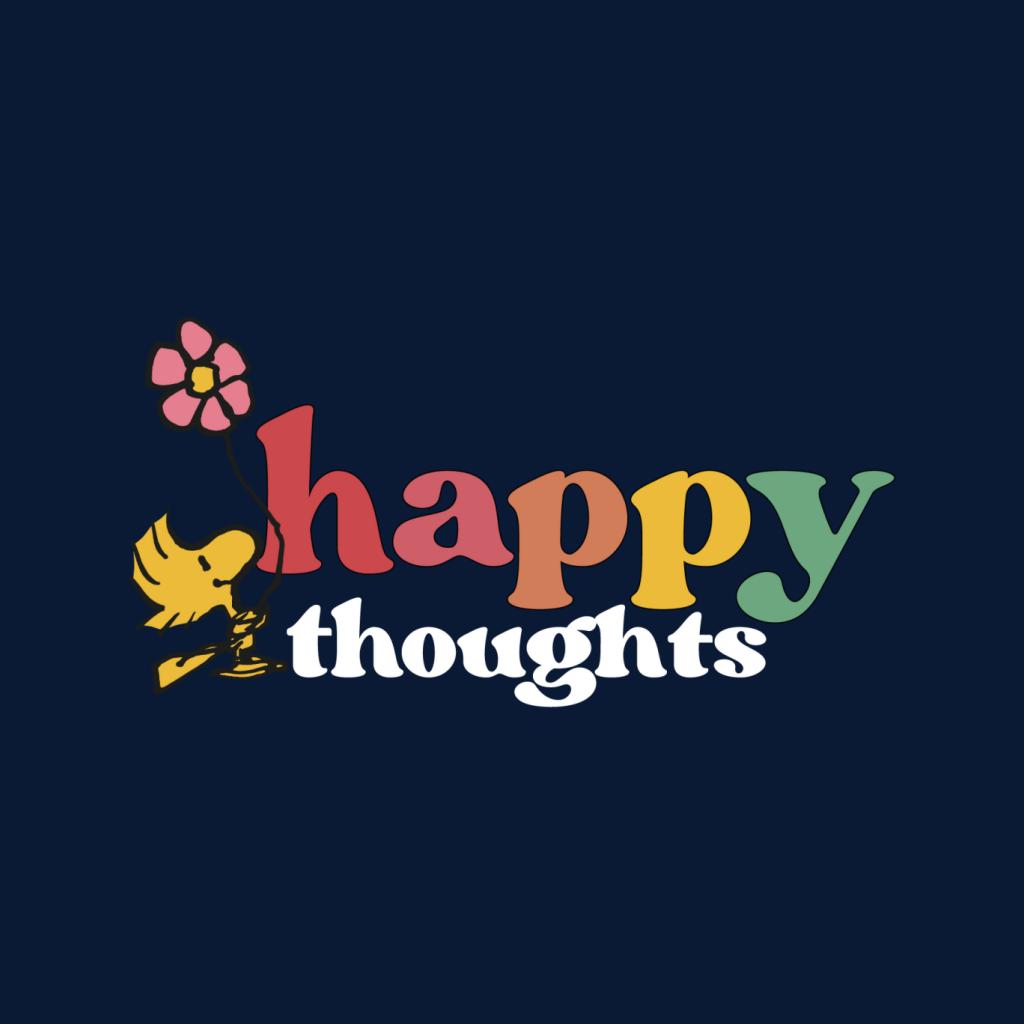 Peanuts Woodstock Happy Thoughts Women's Hooded Sweatshirt-ALL + EVERY