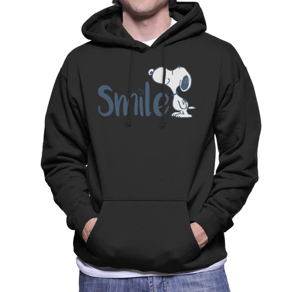 Peanuts Snoopy Smile Men's Hooded Sweatshirt-ALL + EVERY