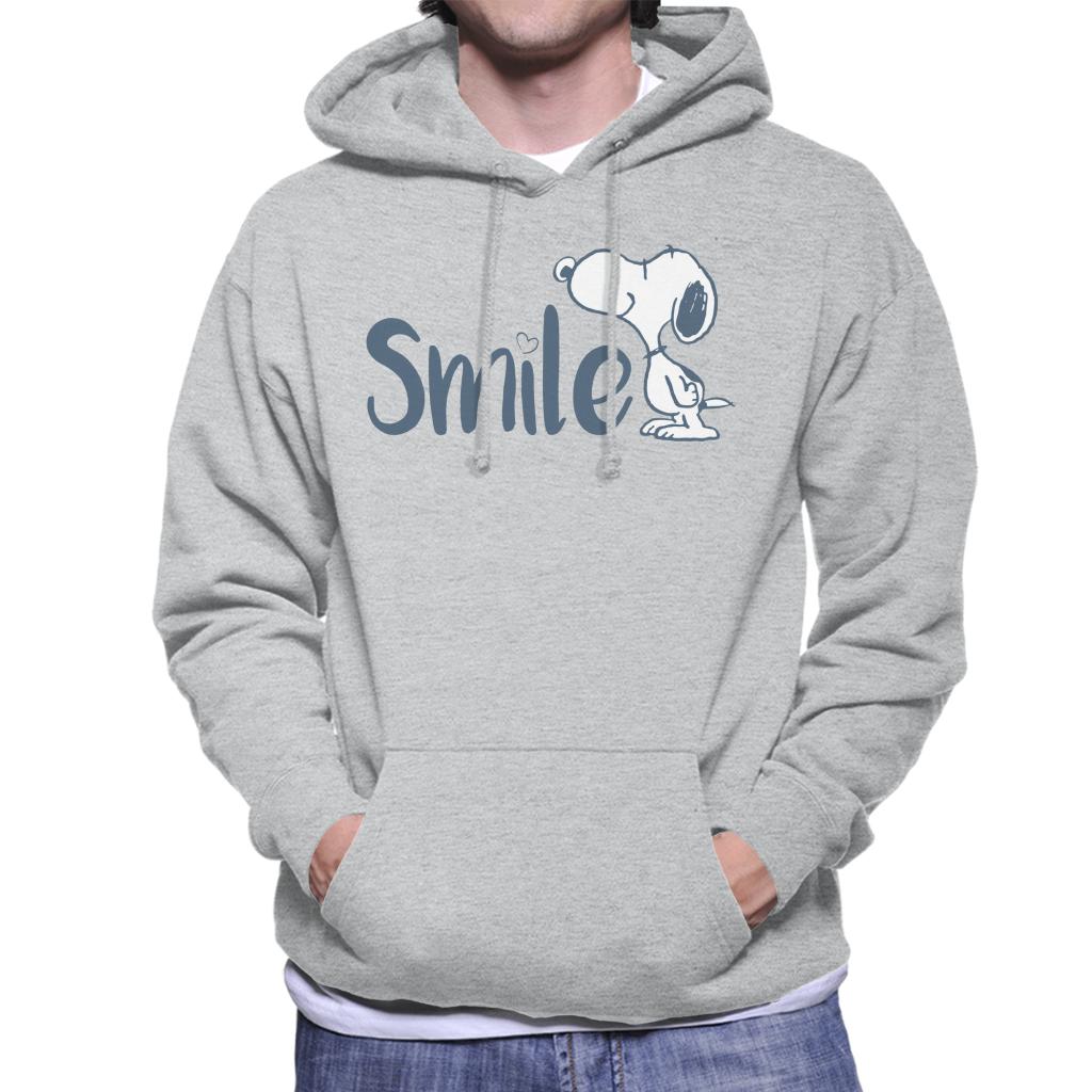 Peanuts Snoopy Smile Men's Hooded Sweatshirt-ALL + EVERY