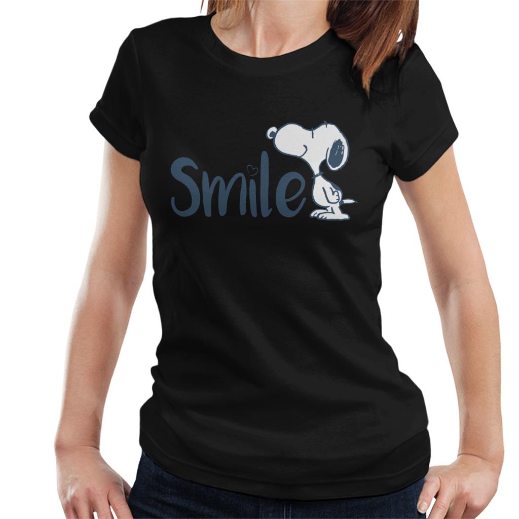 Peanuts Snoopy Smile Women's T-Shirt-ALL + EVERY