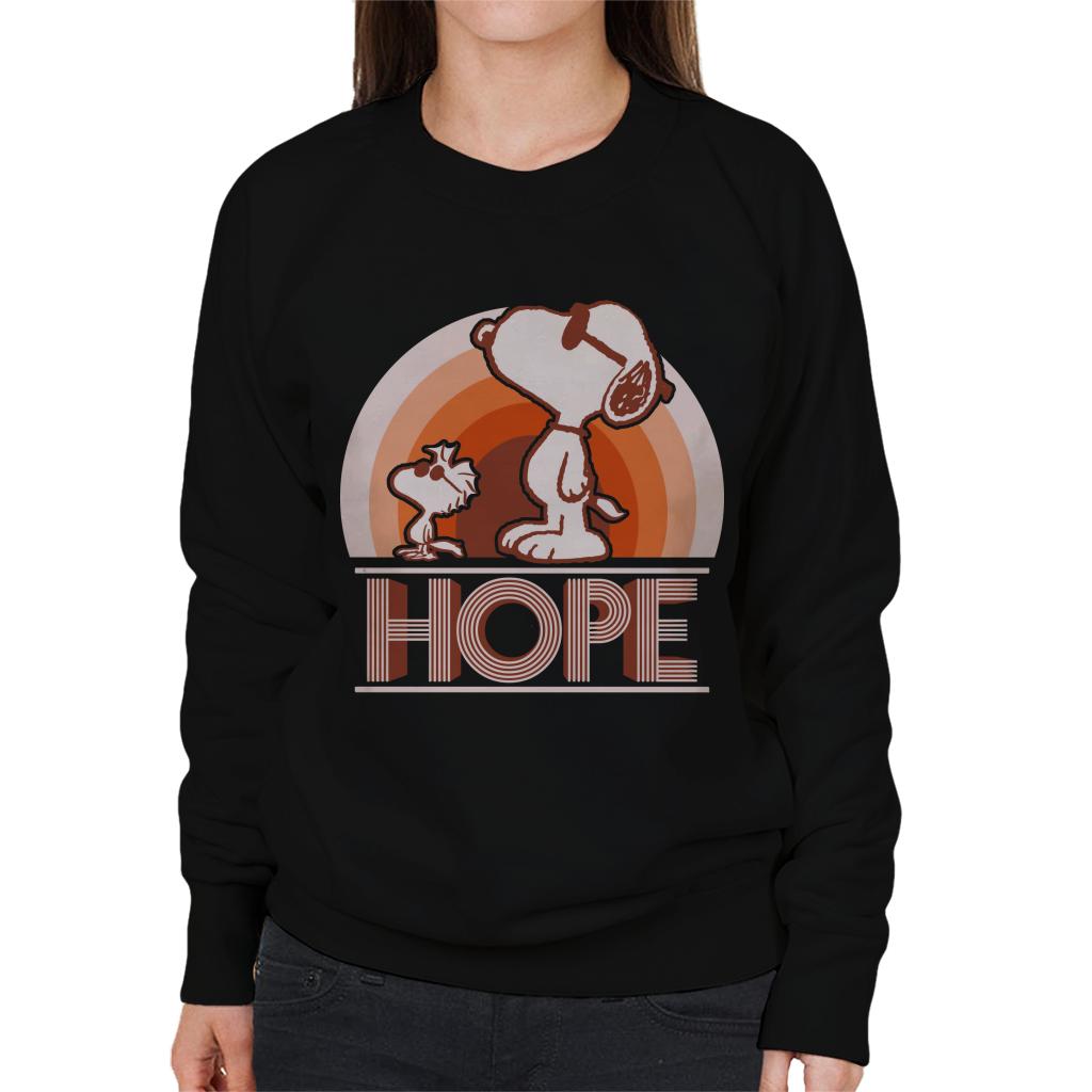 Peanuts Snoopy And Woodstock Hope Women's Sweatshirt-ALL + EVERY