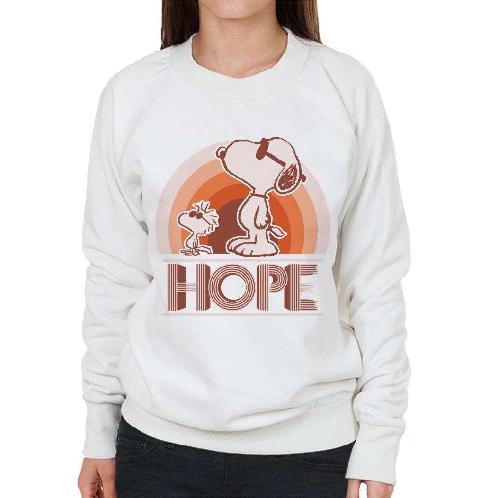 Peanuts Snoopy And Woodstock Hope Women's Sweatshirt-ALL + EVERY