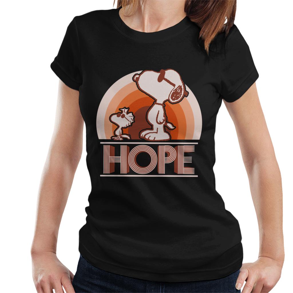 Peanuts Snoopy And Woodstock Hope Women's T-Shirt-ALL + EVERY