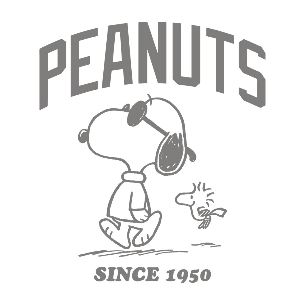 Peanuts Snoopy And Woodstock Outline Since 1950 Women's T-Shirt-ALL + EVERY