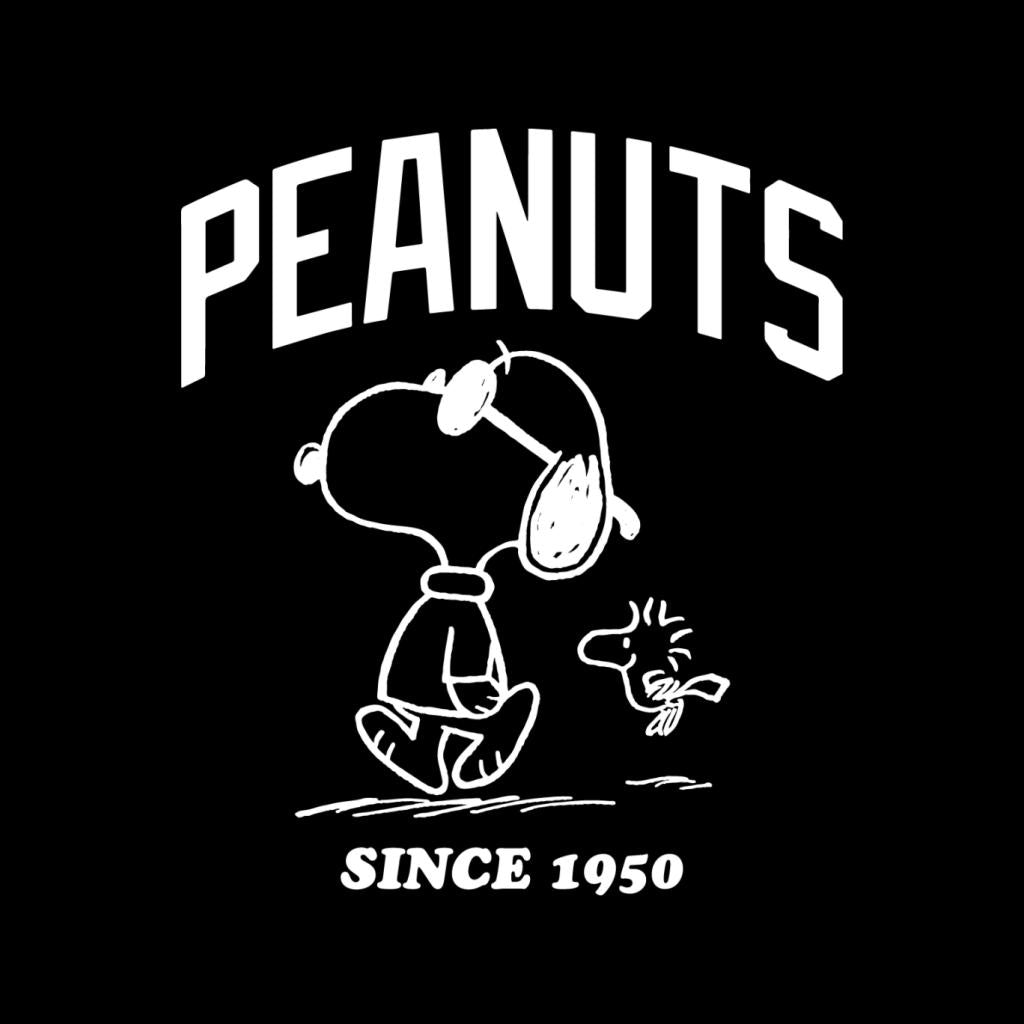 Peanuts Snoopy And Woodstock Outline Men's T-Shirt-ALL + EVERY