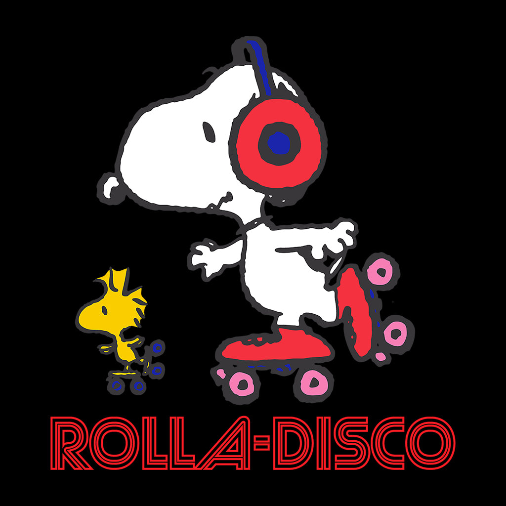 Peanuts Snoopy And Woodstock Rolla Disco Women's T-Shirt-ALL + EVERY