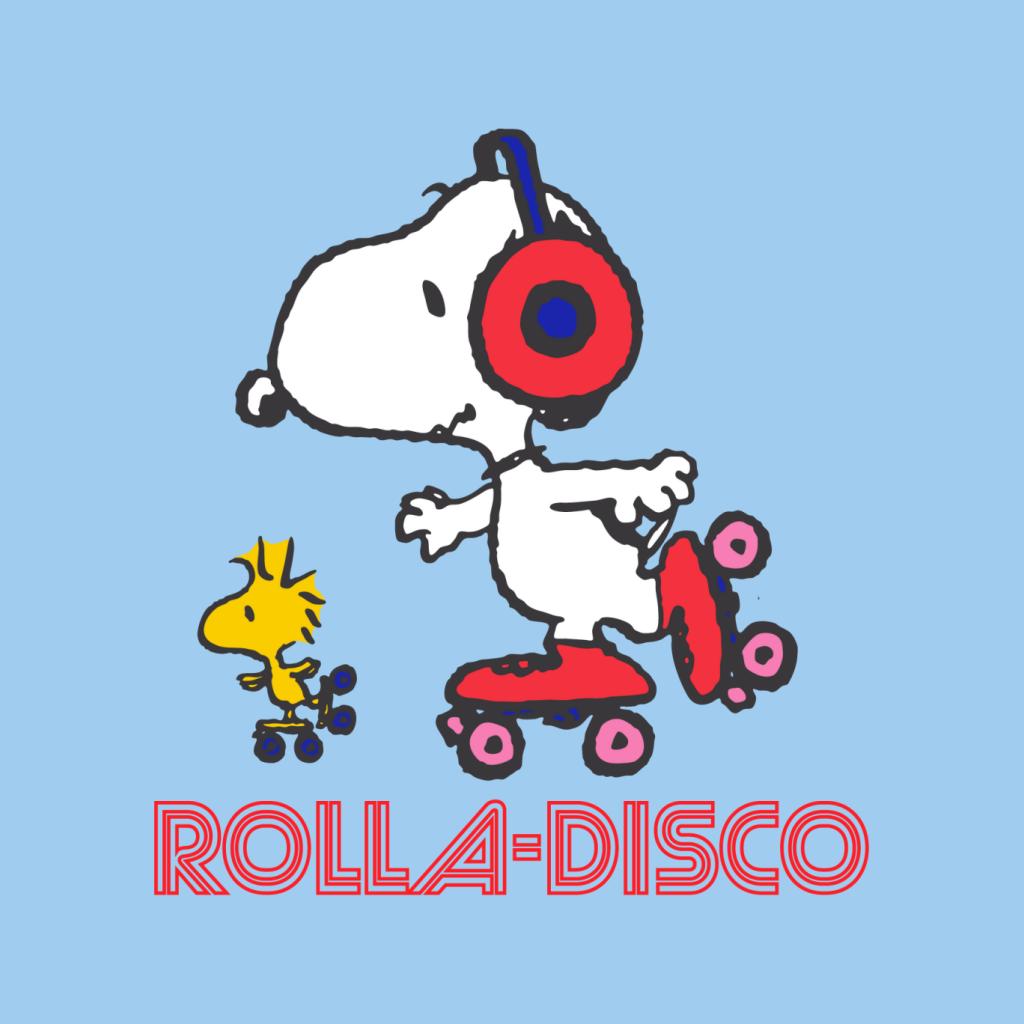 Peanuts Snoopy And Woodstock Rolla Disco Women's T-Shirt-ALL + EVERY