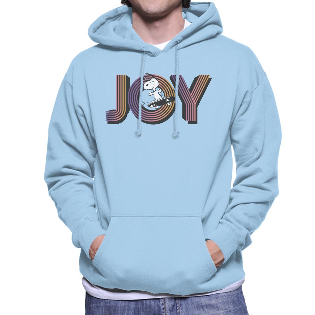 Peanuts Snoopy Skateboarding Joy Men's Hooded Sweatshirt-ALL + EVERY