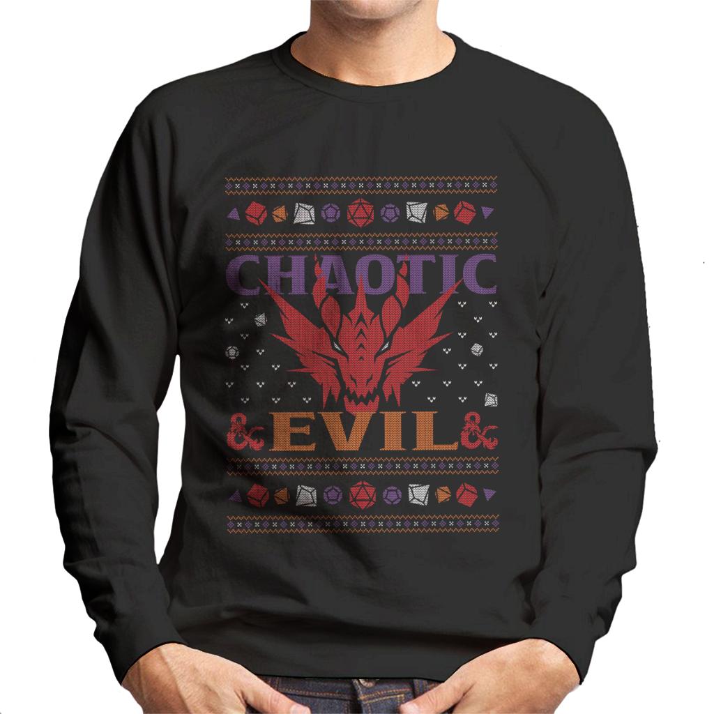 Dungeons & Dragons Chaotic Evil Men's Sweatshirt-ALL + EVERY