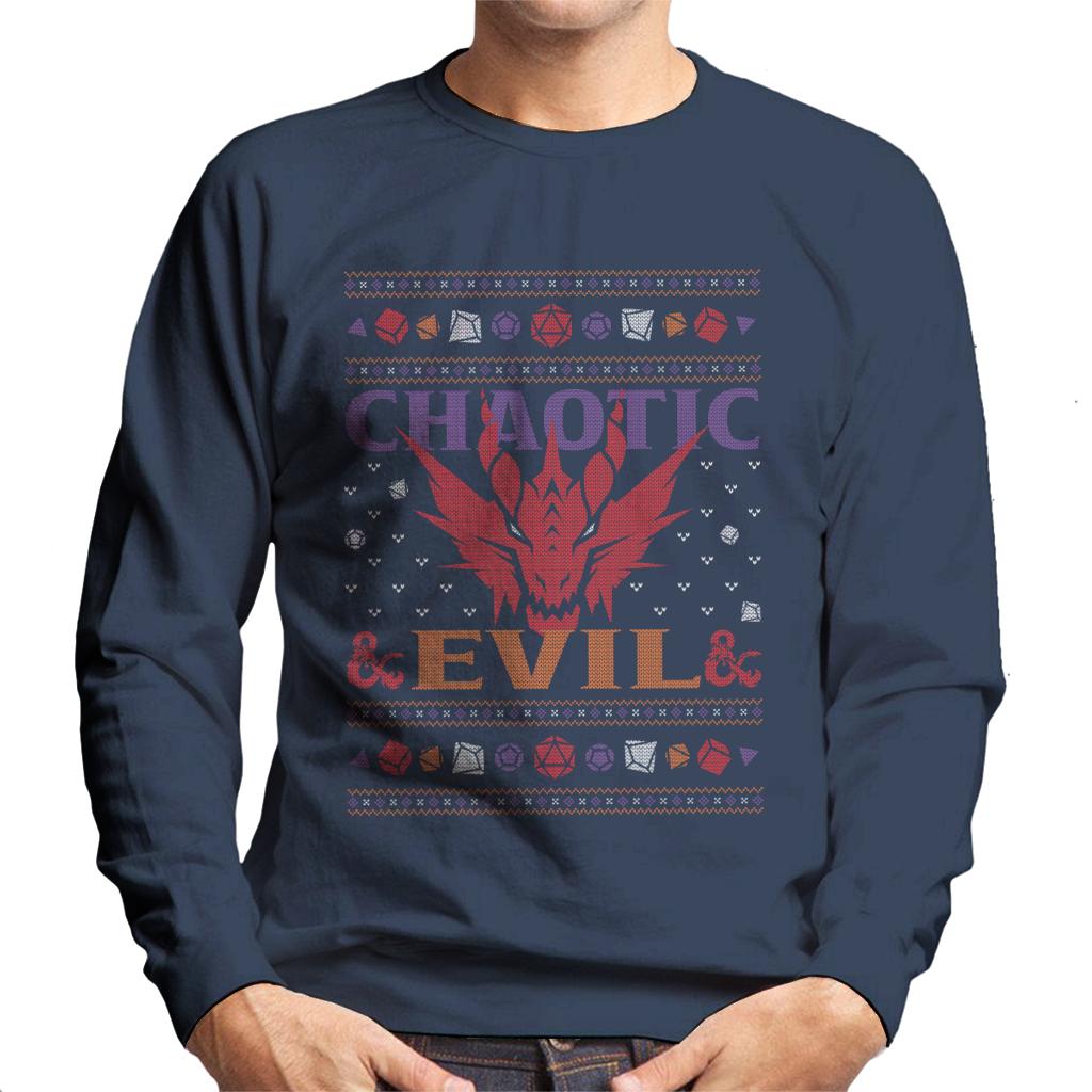 Dungeons & Dragons Chaotic Evil Men's Sweatshirt-ALL + EVERY