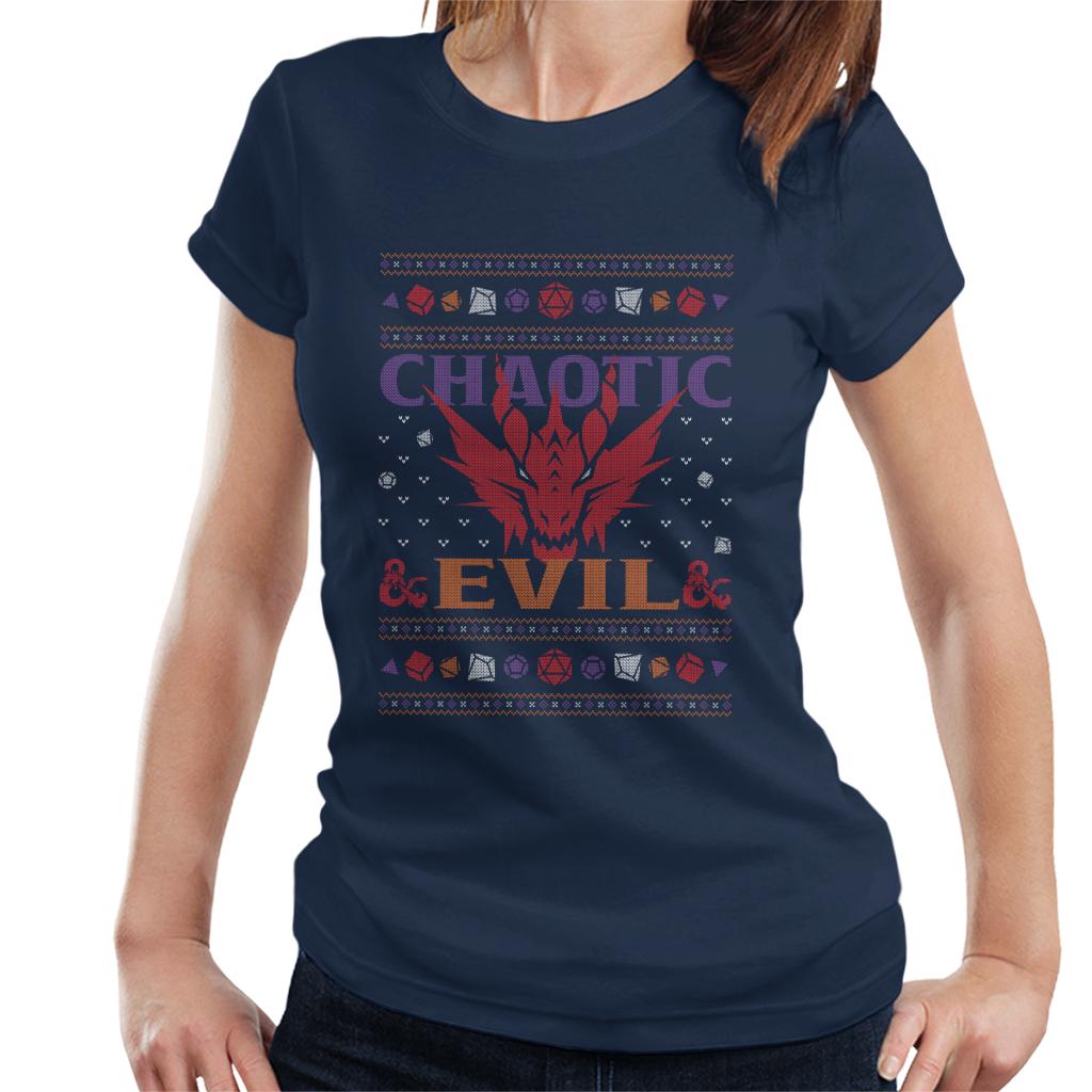 Dungeons & Dragons Chaotic Evil Women's T-Shirt-ALL + EVERY