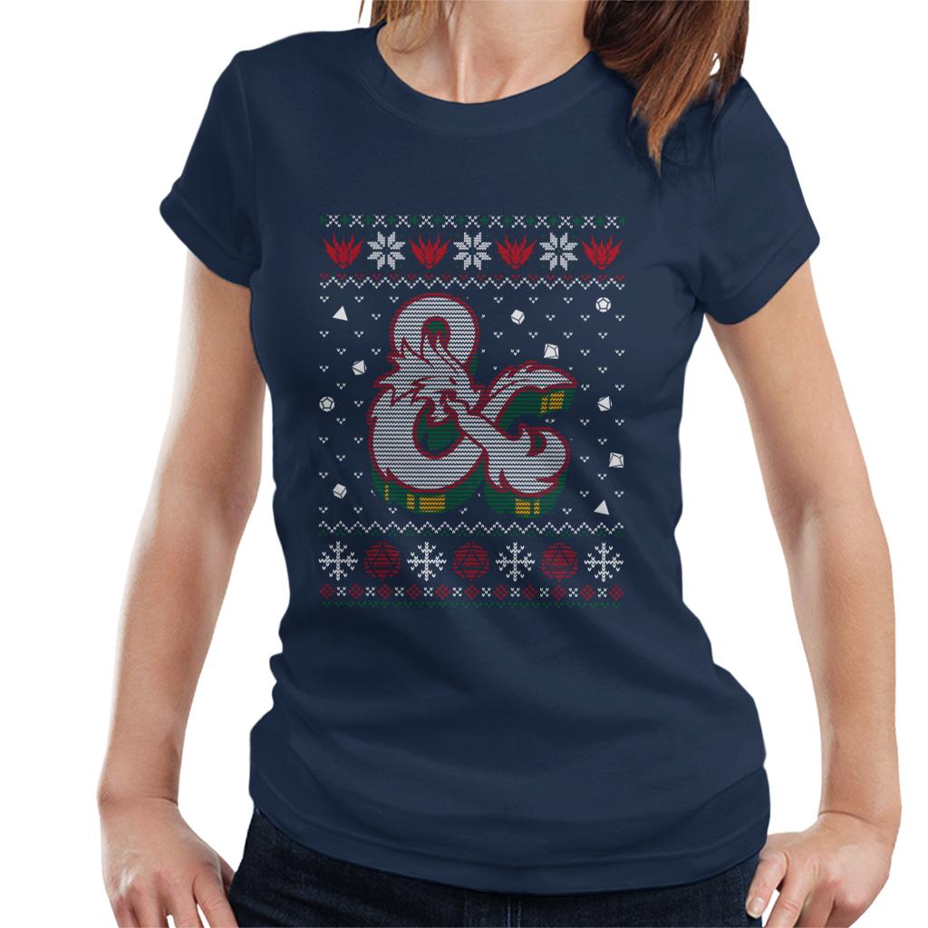 Dungeons & Dragons Ampersand Red Dragon Women's T-Shirt-ALL + EVERY