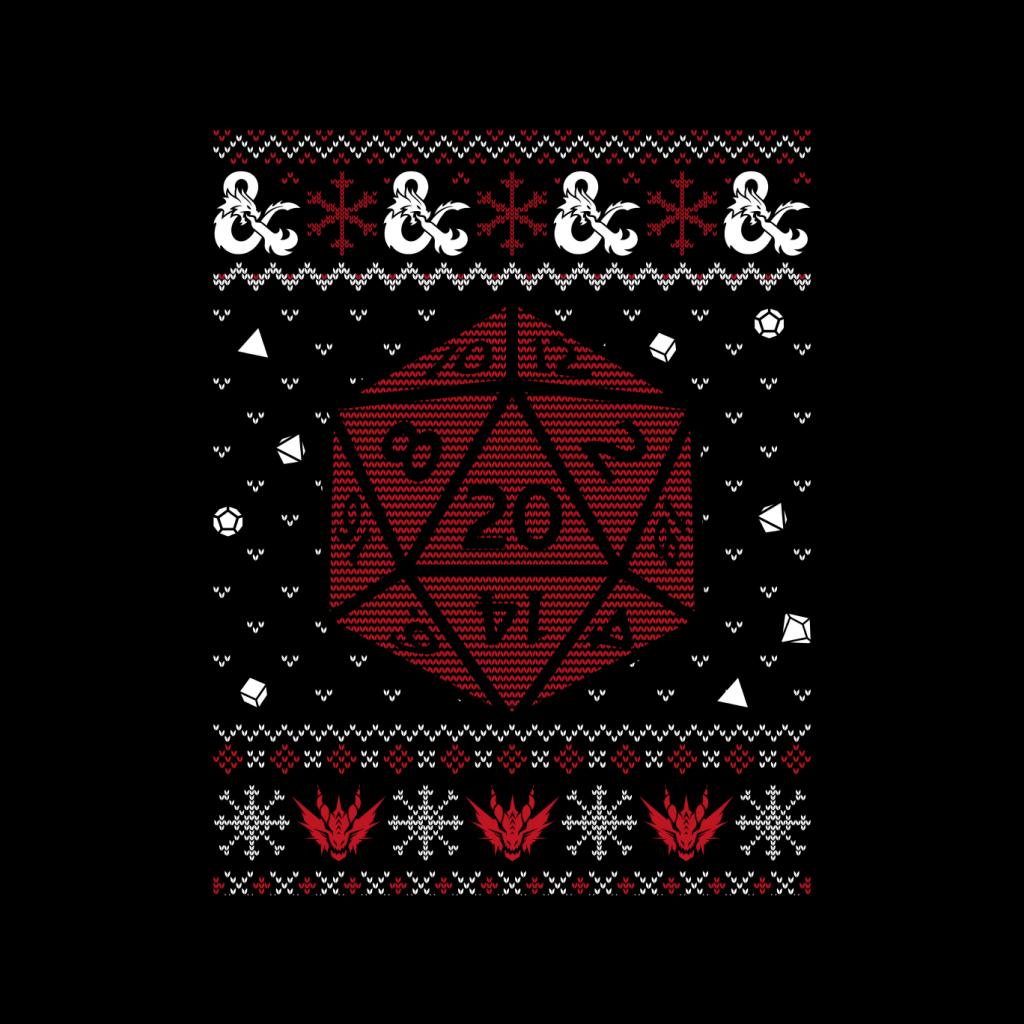 Dungeons & Dragons Christmas Dice Men's Sweatshirt-ALL + EVERY