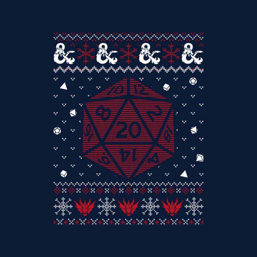 Dungeons & Dragons Christmas Dice Men's T-Shirt-ALL + EVERY