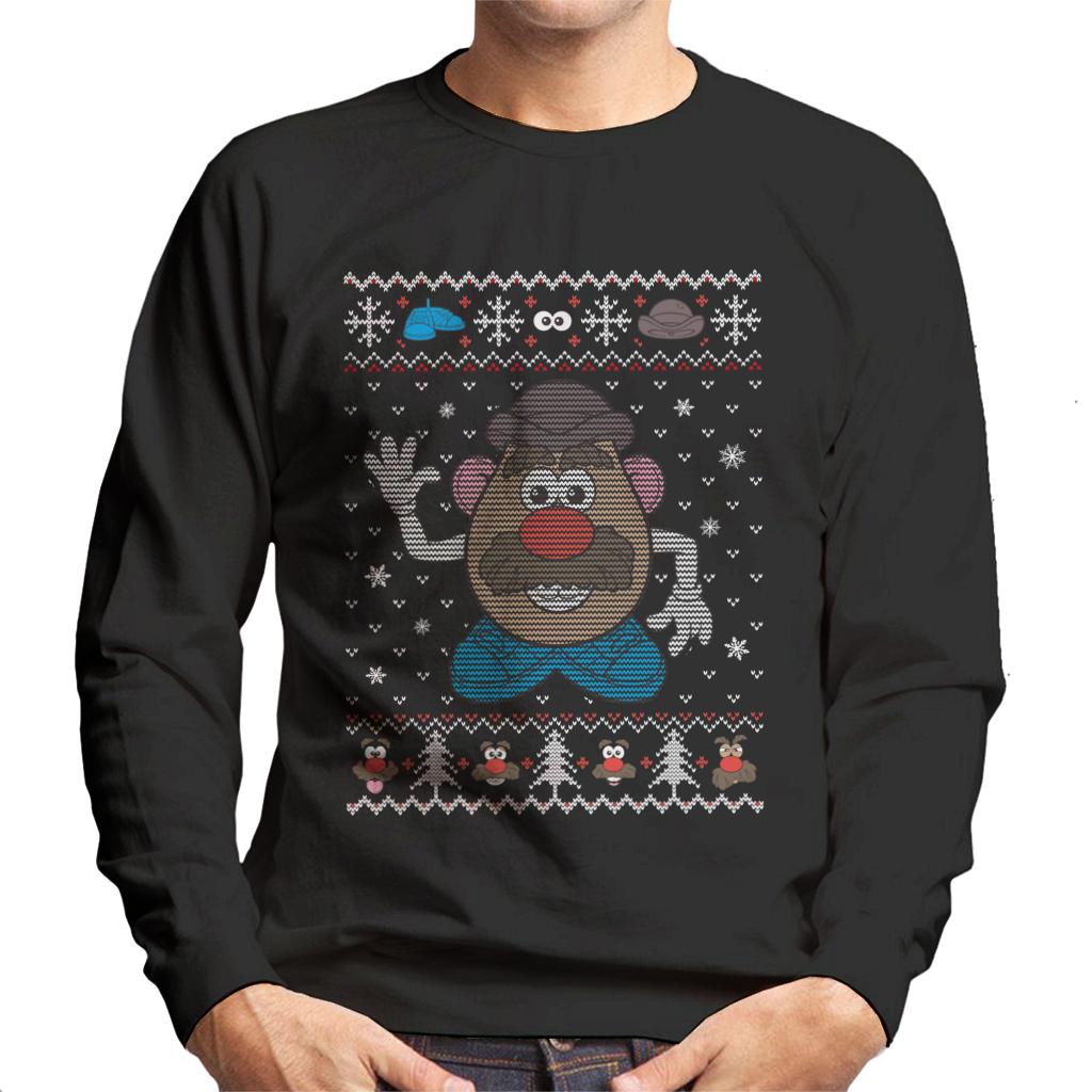 Mr Potato Head Christmas Men's Sweatshirt-ALL + EVERY