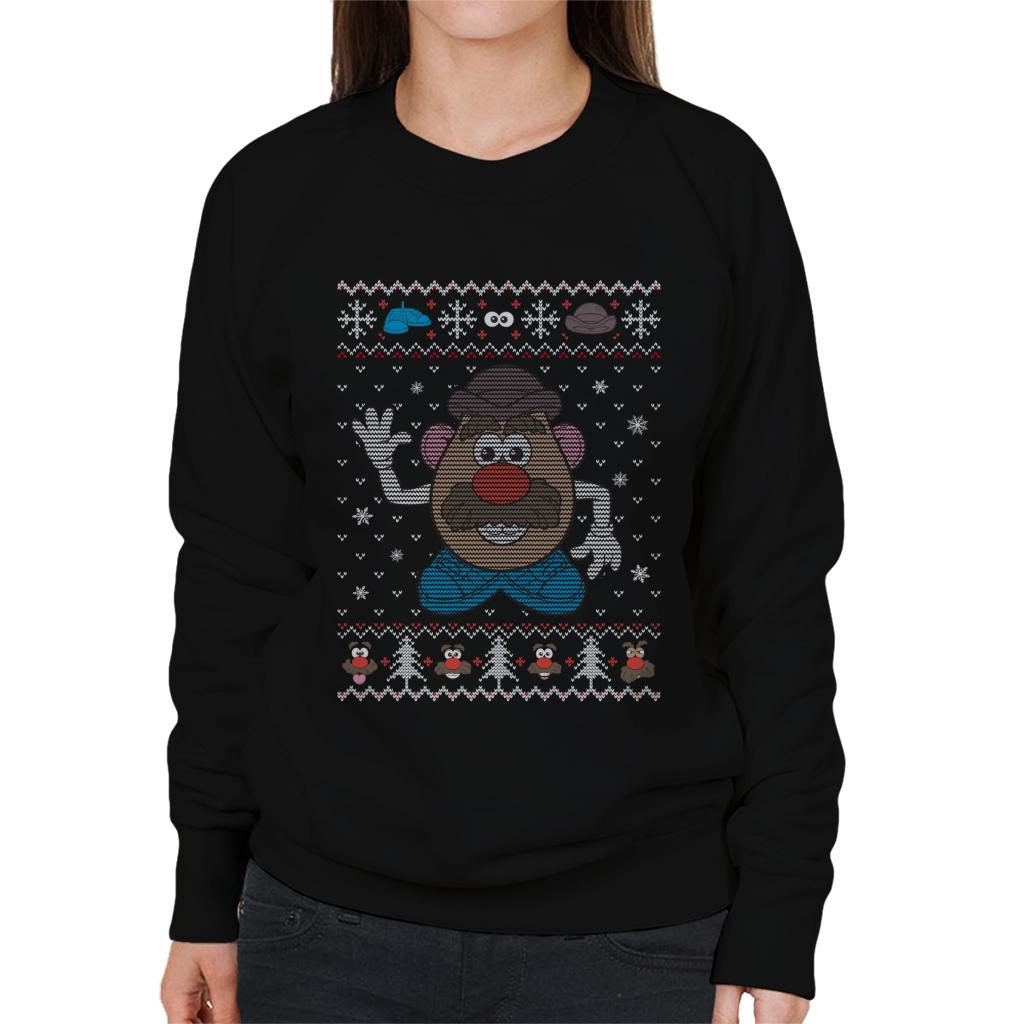 Mr Potato Head Christmas Women's Sweatshirt-ALL + EVERY