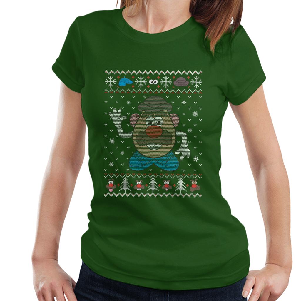 Mr Potato Head Christmas Women's T-Shirt-ALL + EVERY