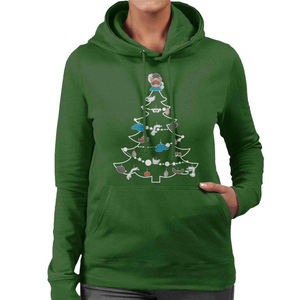 Mr Potato Head Christmas Tree Parts Women's Hooded Sweatshirt-ALL + EVERY