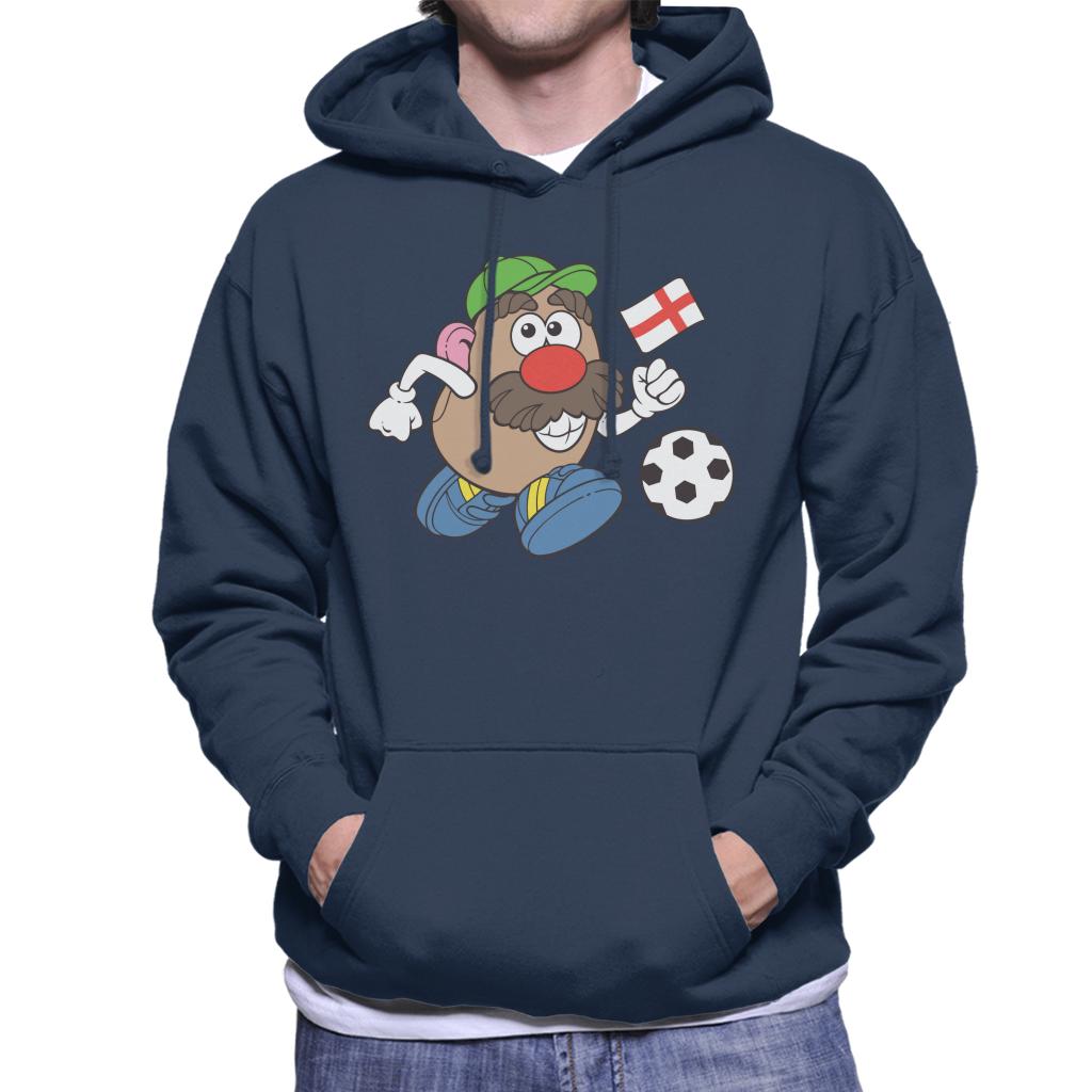 Mr Potato Head Football Dribble Men's Hooded Sweatshirt-ALL + EVERY