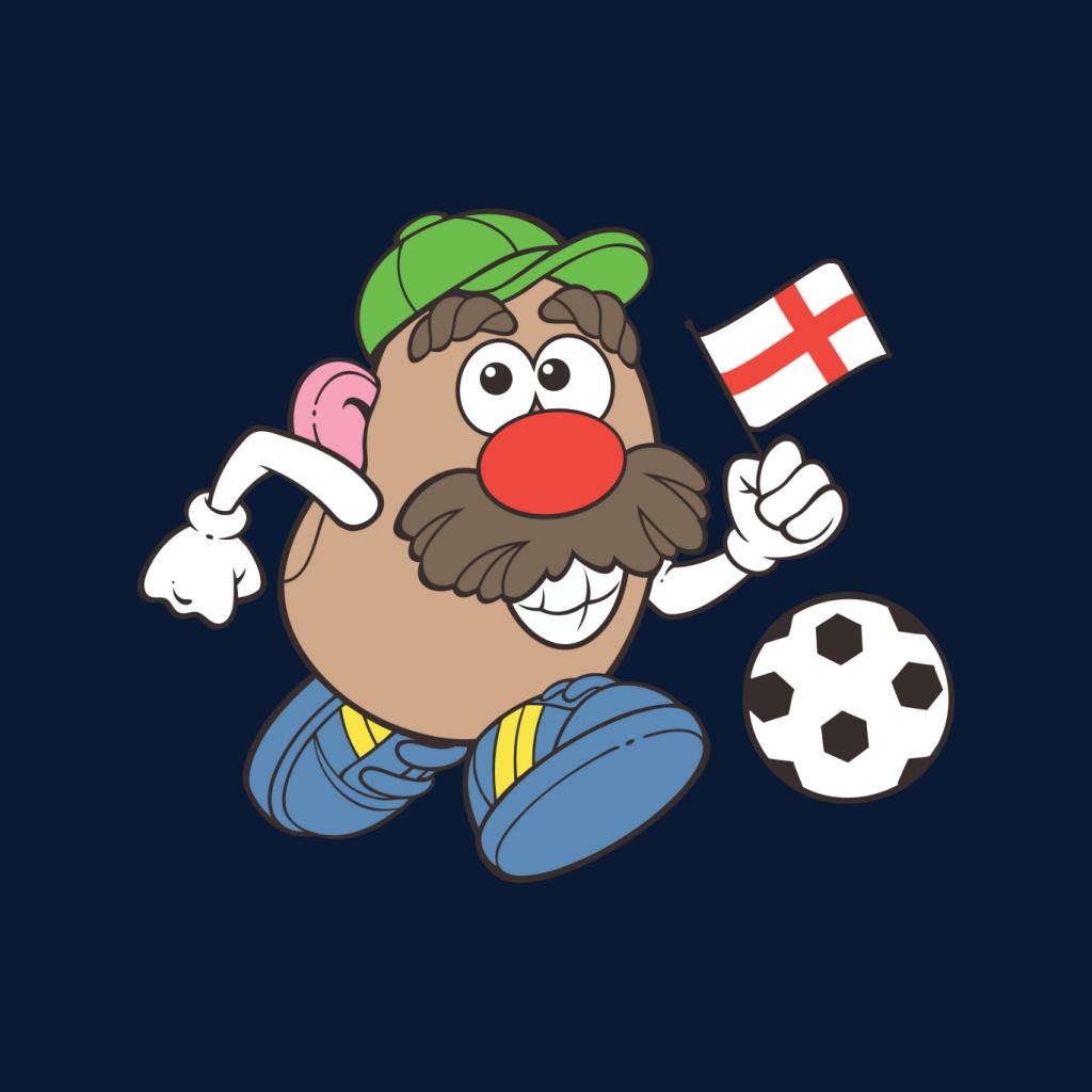 Mr Potato Head Football Dribble Men's Hooded Sweatshirt-ALL + EVERY