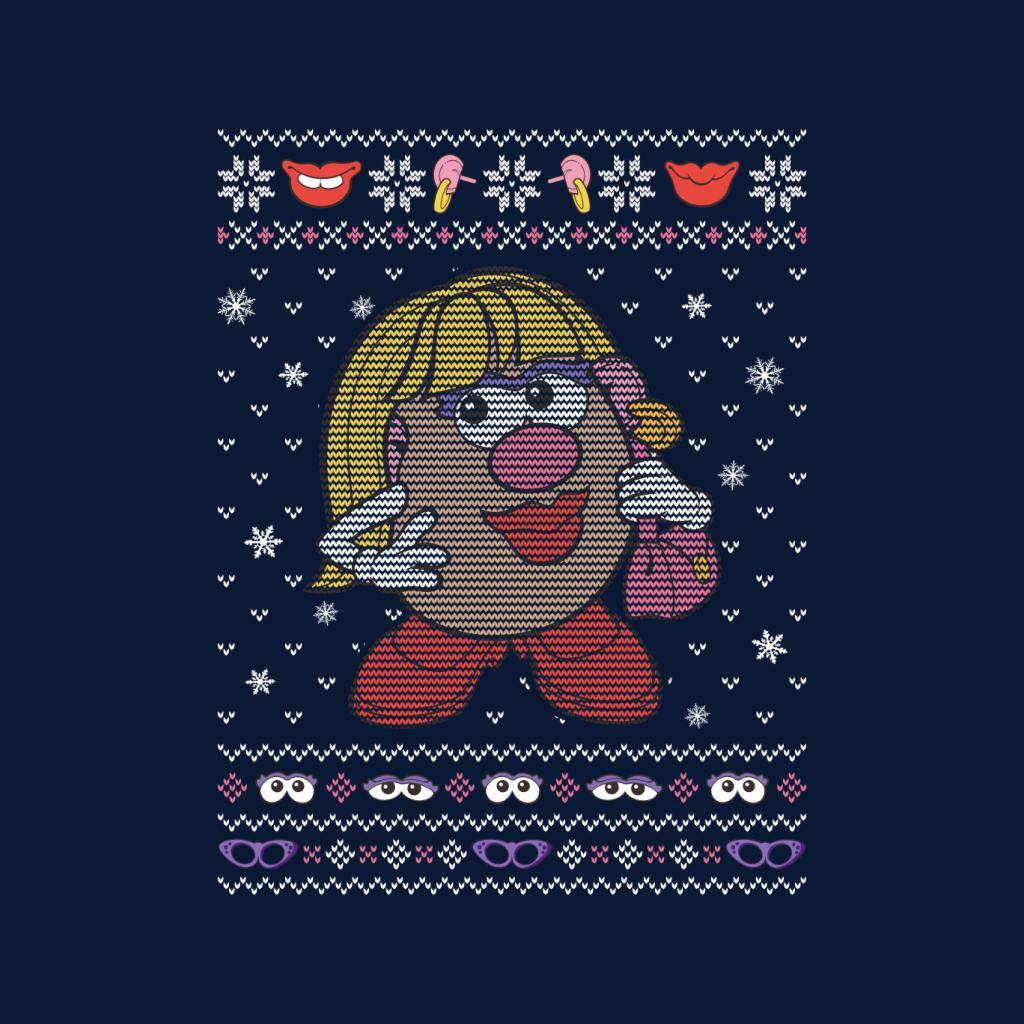 Mr Potato Head Christmas Mrs Potato Head Men's Sweatshirt-ALL + EVERY