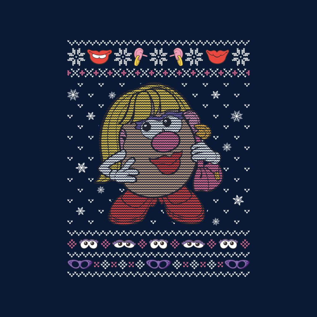 Mr Potato Head Christmas Mrs Potato Head Women's Sweatshirt-ALL + EVERY