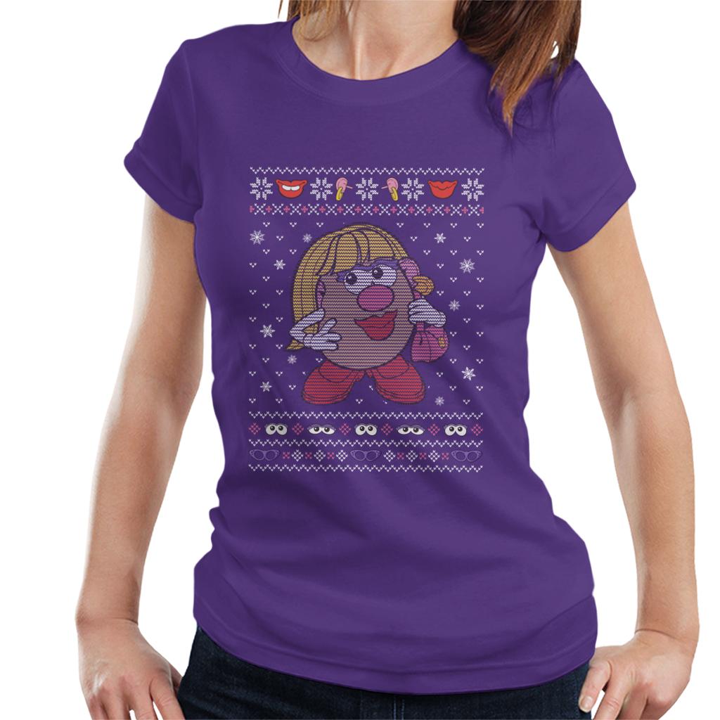 Mr Potato Head Christmas Mrs Potato Head Women's T-Shirt-ALL + EVERY