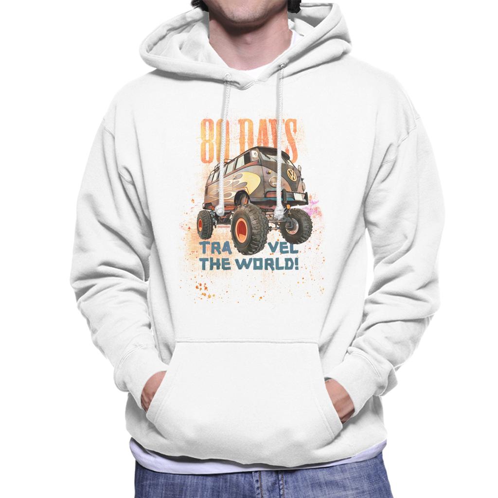 Volkswagen 80 Days To Travel The World Men's Hooded Sweatshirt-ALL + EVERY