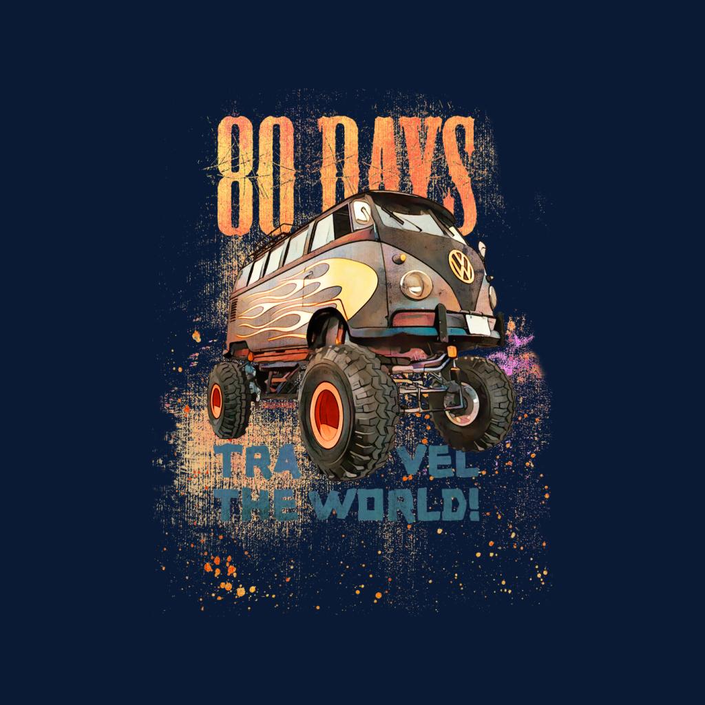 Volkswagen 80 Days To Travel The World Men's Hooded Sweatshirt-ALL + EVERY