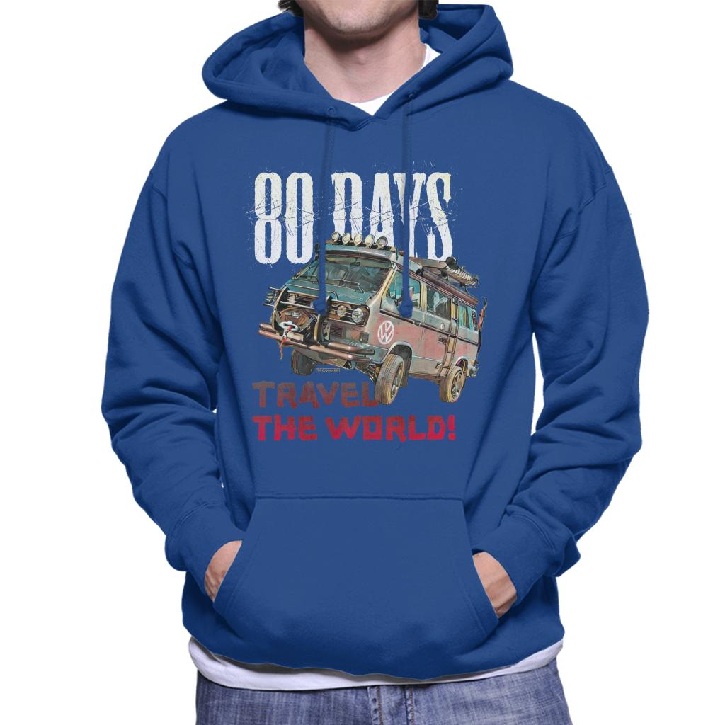 Volkswagen 80 Days Travel The Globe Men's Hooded Sweatshirt-ALL + EVERY