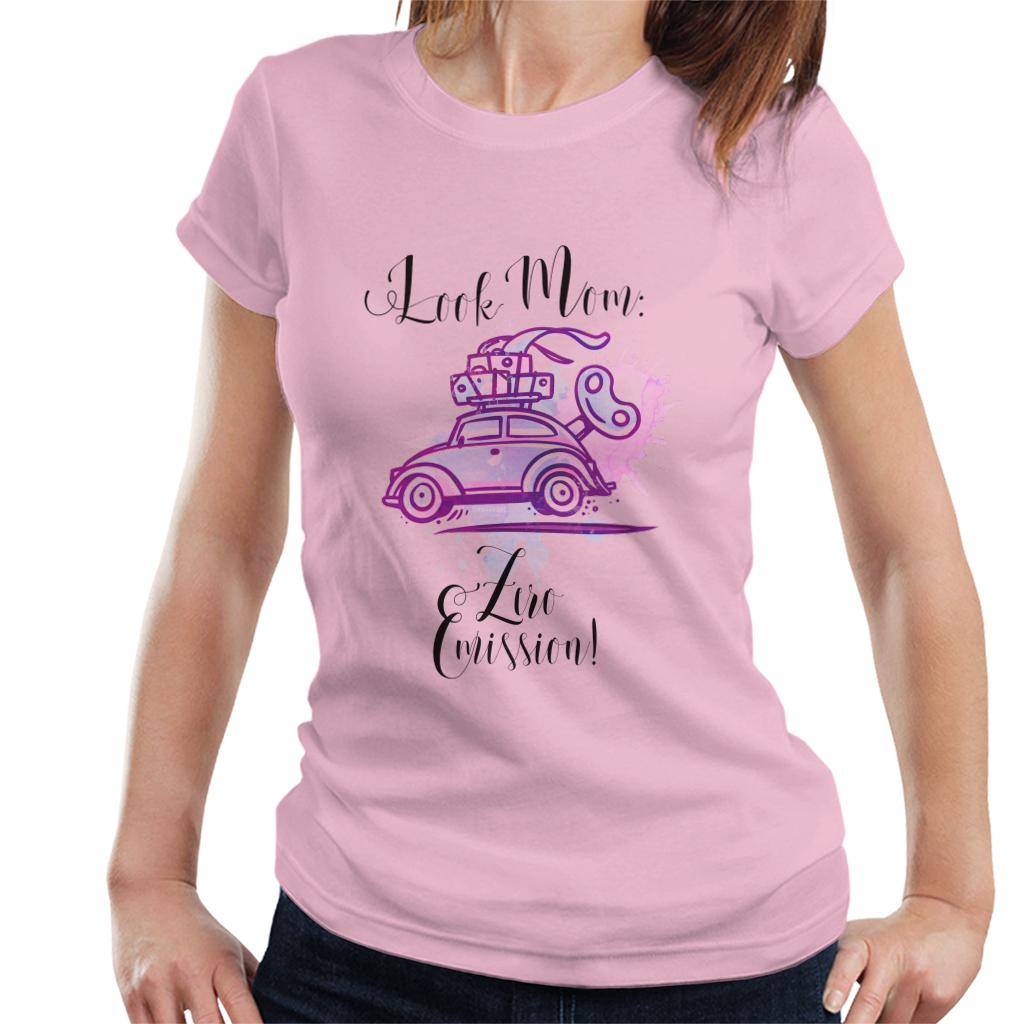 Volkswagen Beetle Look Mom Zero Emission Women's T-Shirt-ALL + EVERY