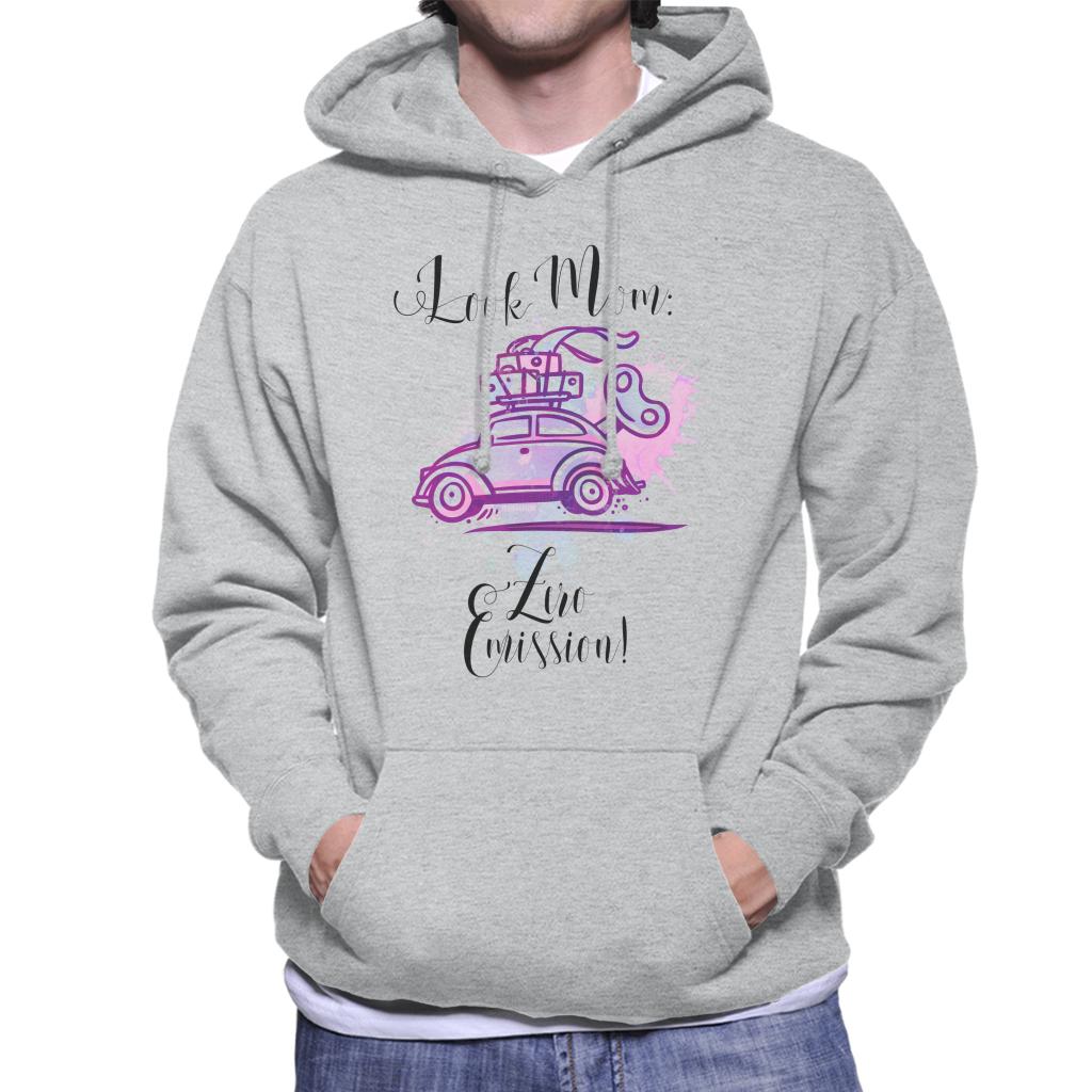 Volkswagen Look Mom Zero Emission Men's Hooded Sweatshirt-ALL + EVERY