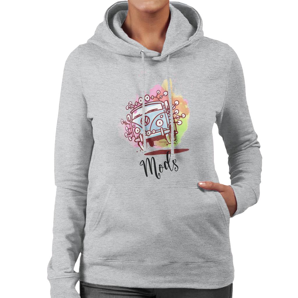 Volkswagen Mods Women's Hooded Sweatshirt-ALL + EVERY