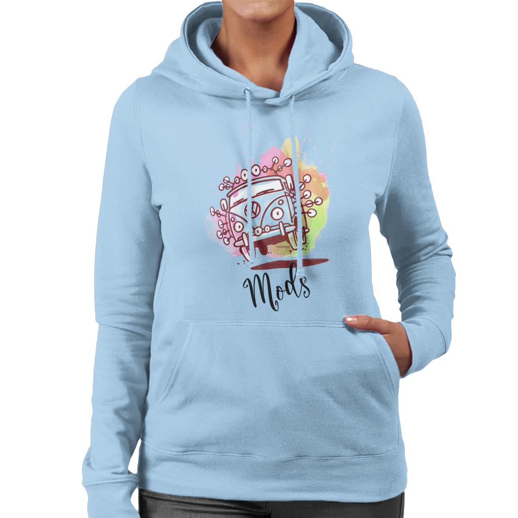 Volkswagen Mods Women's Hooded Sweatshirt-ALL + EVERY