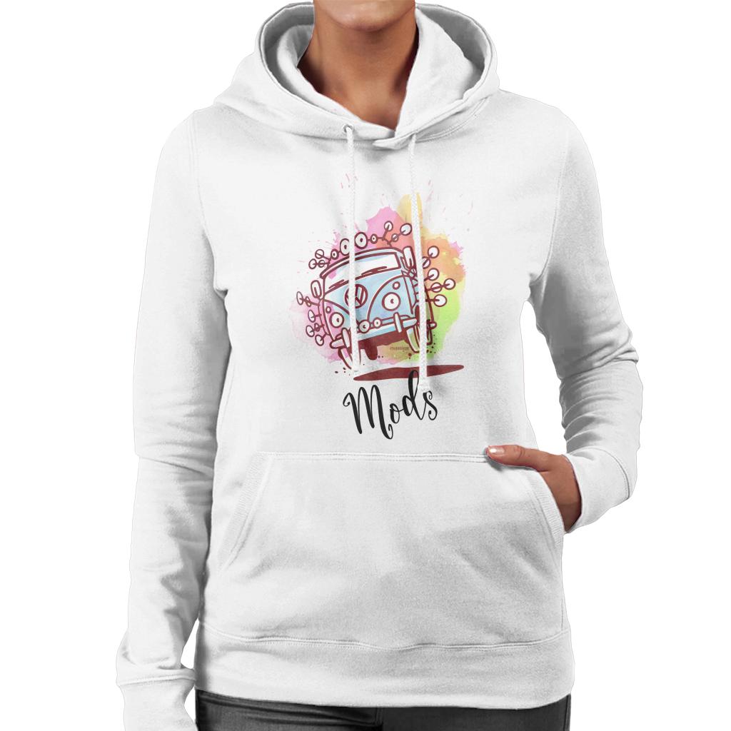 Volkswagen Mods Women's Hooded Sweatshirt-ALL + EVERY