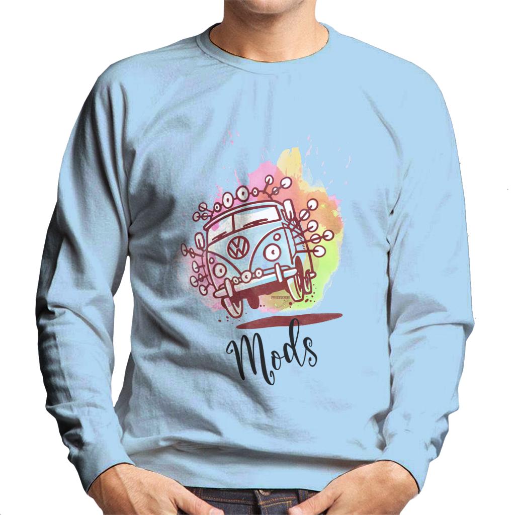 Volkswagen Campervan Colourful Mods Men's Sweatshirt-ALL + EVERY