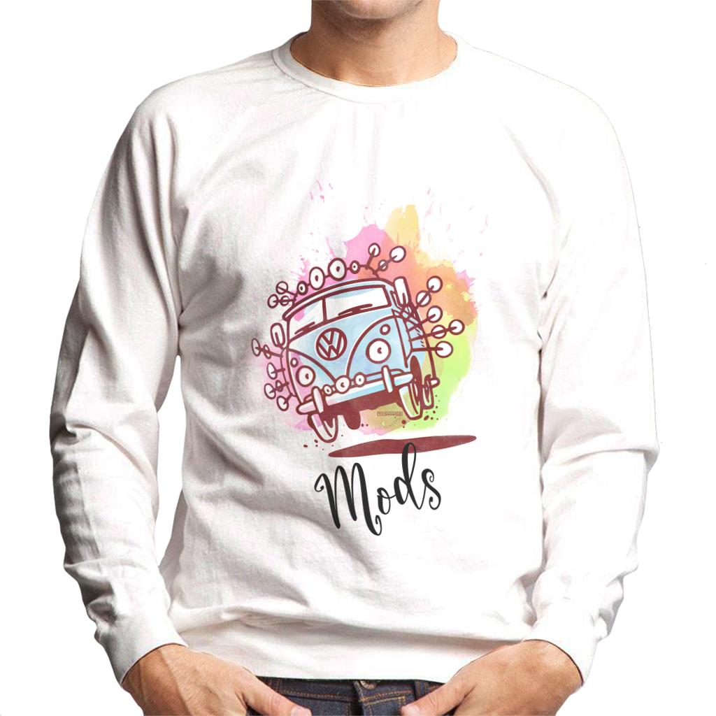 Volkswagen Campervan Colourful Mods Men's Sweatshirt-ALL + EVERY