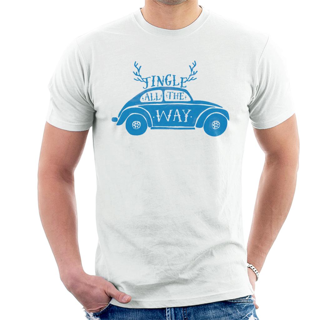 Volkswagen Christmas Jingle All The Way Men's T-Shirt-ALL + EVERY