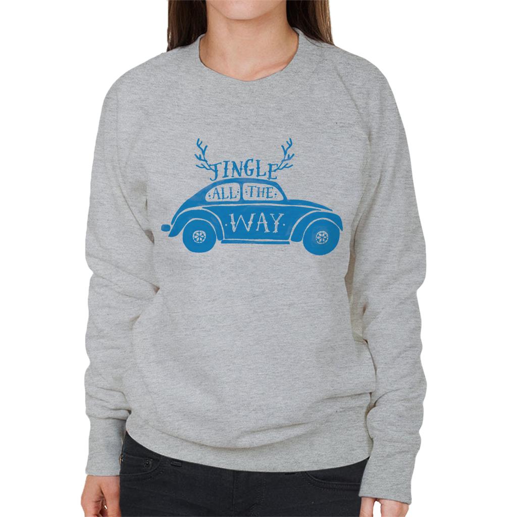 Volkswagen Christmas Jingle All The Way Women's Sweatshirt-ALL + EVERY