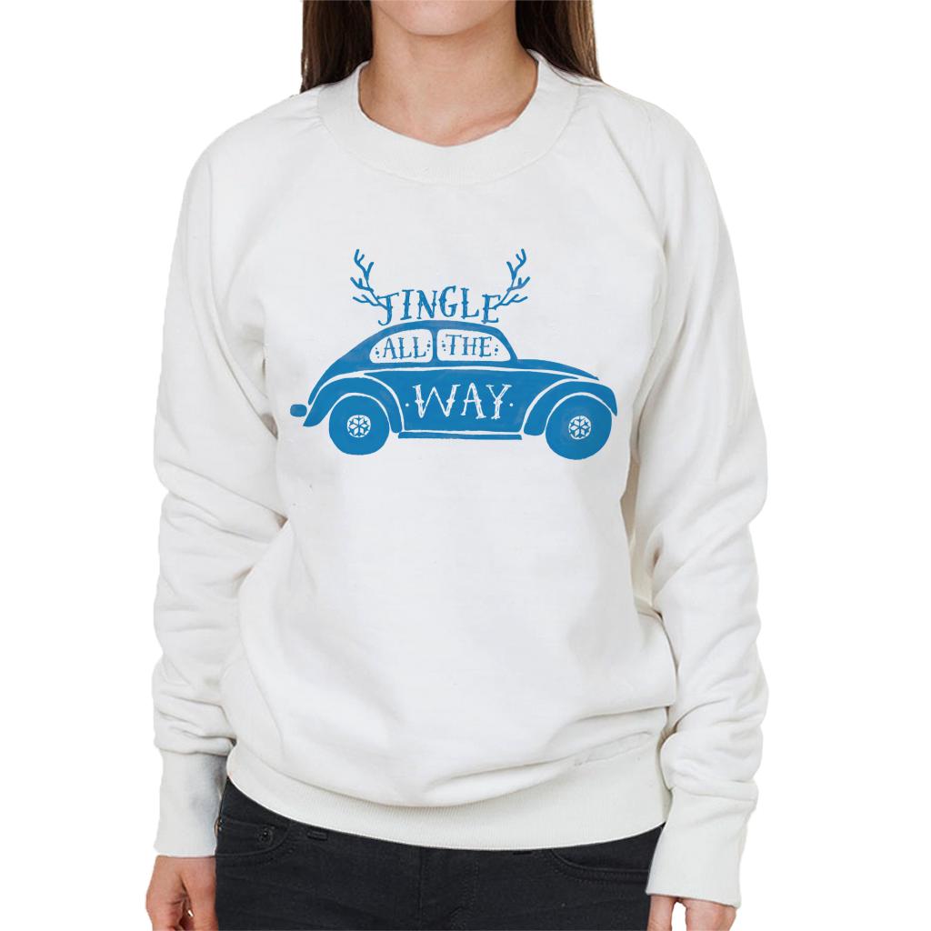 Volkswagen Christmas Jingle All The Way Women's Sweatshirt-ALL + EVERY