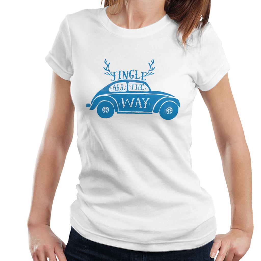 Volkswagen Christmas Jingle All The Way Women's T-Shirt-ALL + EVERY