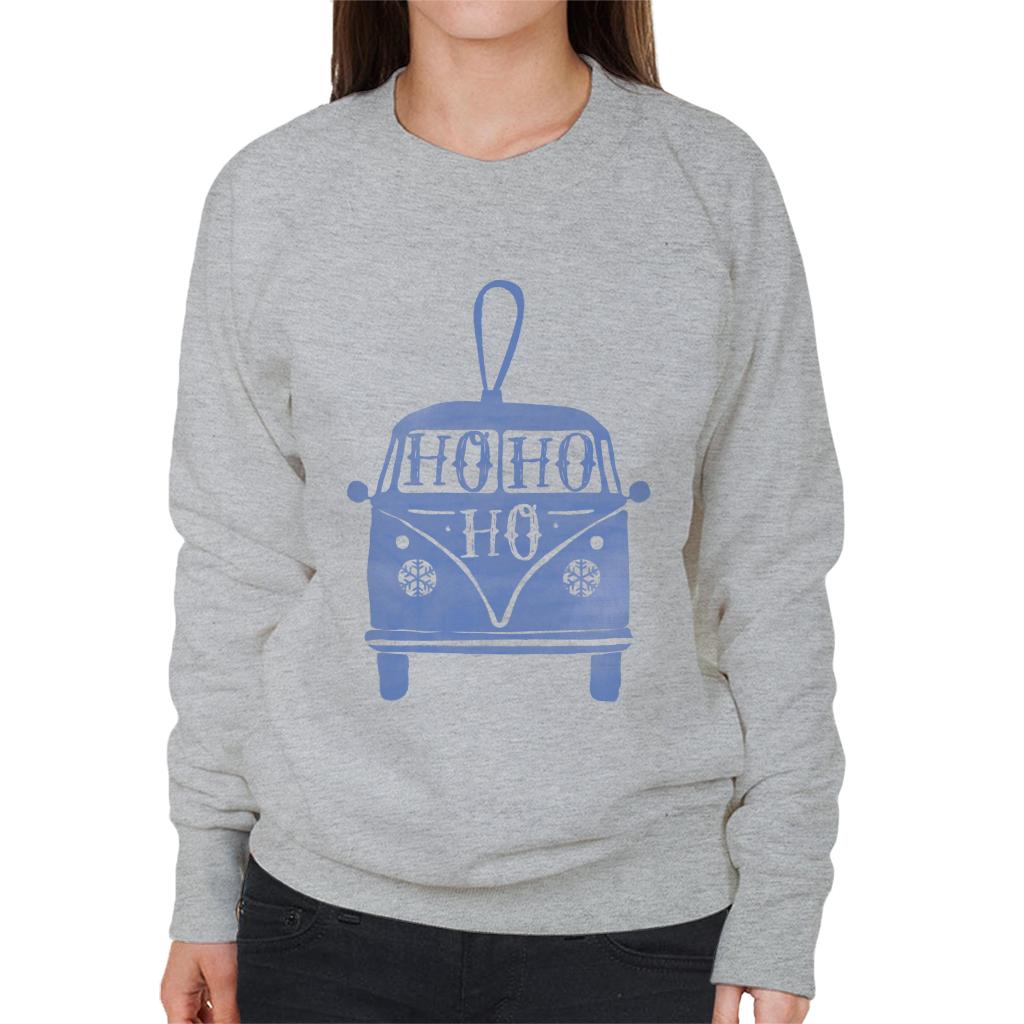 Volkswagen Christmas Camper Ho Ho Ho Women's Sweatshirt-ALL + EVERY