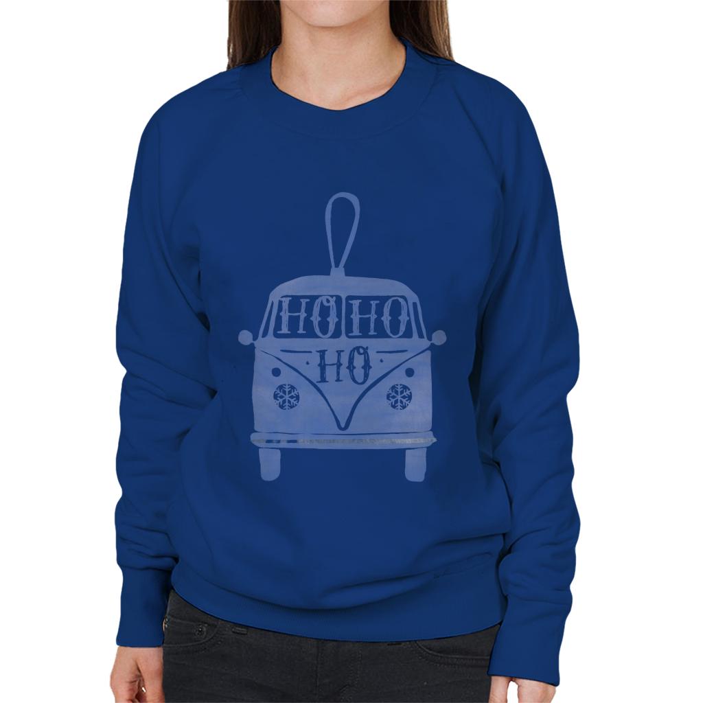 Volkswagen Christmas Camper Ho Ho Ho Women's Sweatshirt-ALL + EVERY