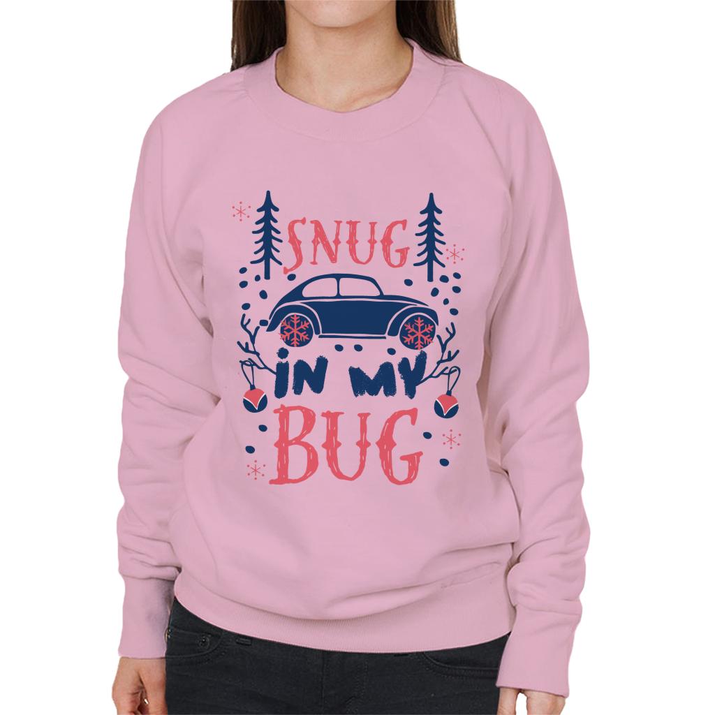 Volkswagen Christmas Snug In My Bug Women's Sweatshirt-ALL + EVERY